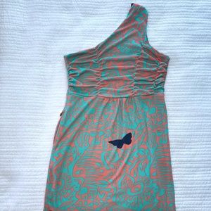 One shoulder boutique dress